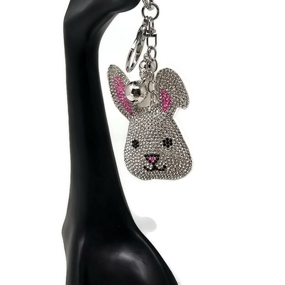 🆕️ Puff Bunny Design Keychain with Tassel - Picture 5 of 5